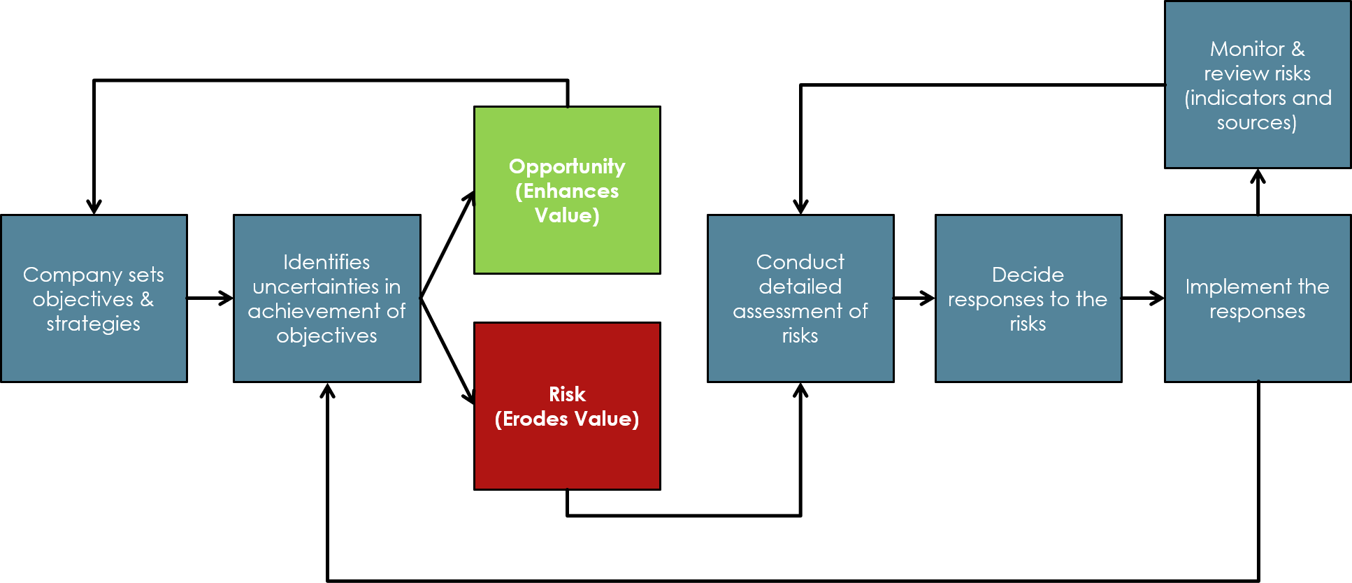 Enterprise Risk Management Process Flow